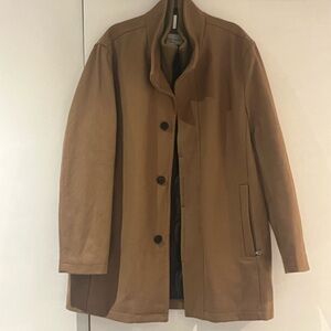 Cole Haan Men's Camel Trench Coat